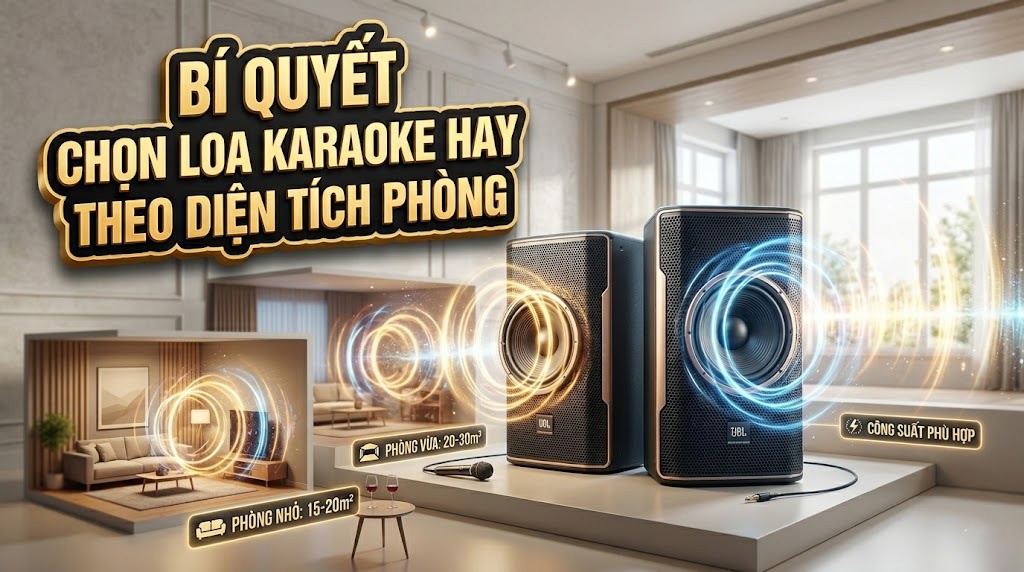 Bí Quyết Chọn Loa Karaoke Theo Diện Tích Phòng Chuẩn Nhất – Hát Nhẹ, Không Hú