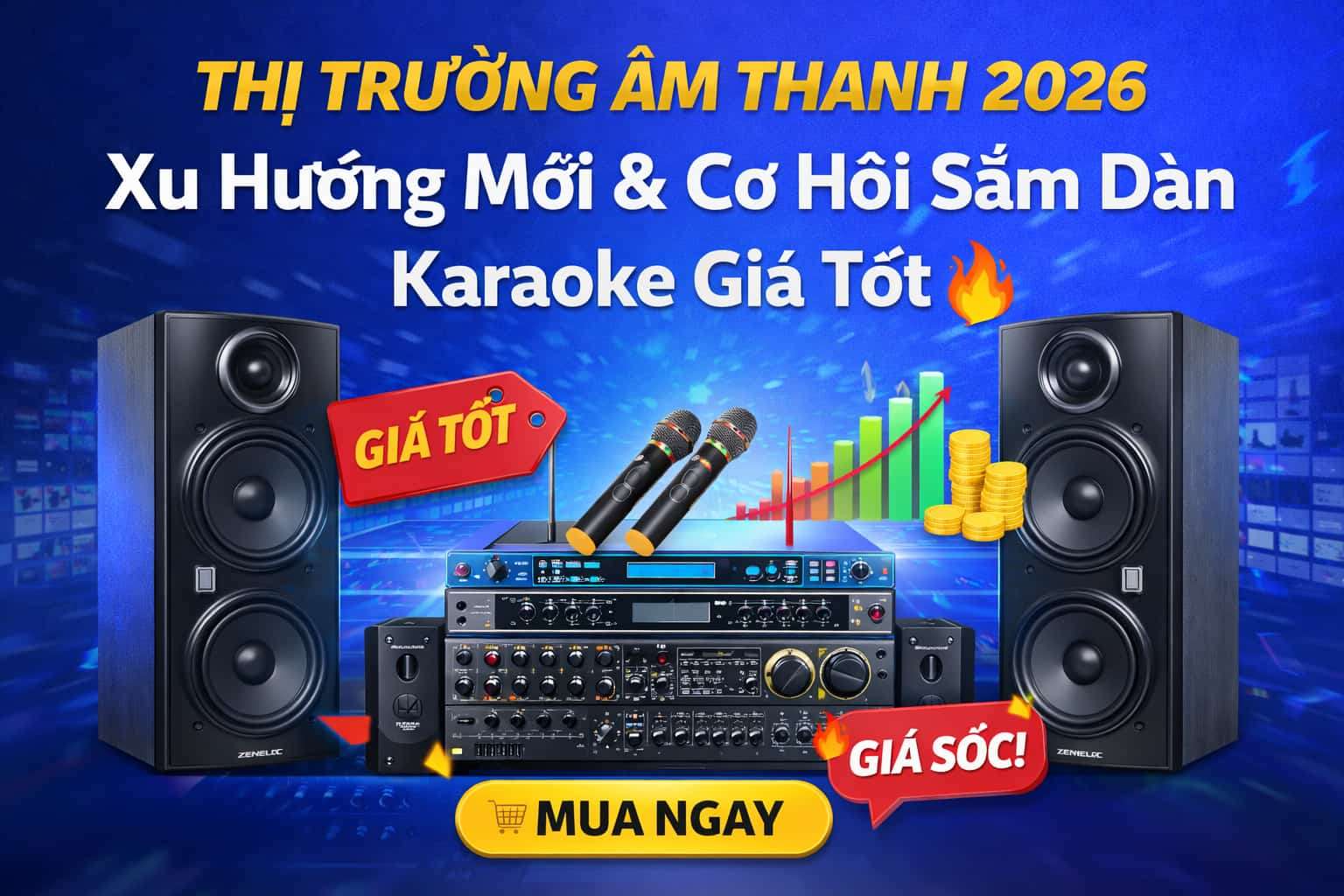 Thị Trường Âm Thanh 2026: Xu Hướng Mới & Cơ Hội Sở Hữu Dàn Karaoke Giá Tốt