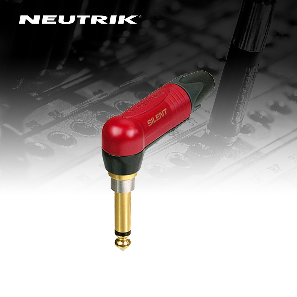 Jack 6 ly Mono Chữ L Neutrik NP2RX-AU-SILENT (silentPLUG)